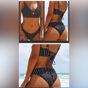 Cupshe Tropic Heat Bikini NWT women Medium